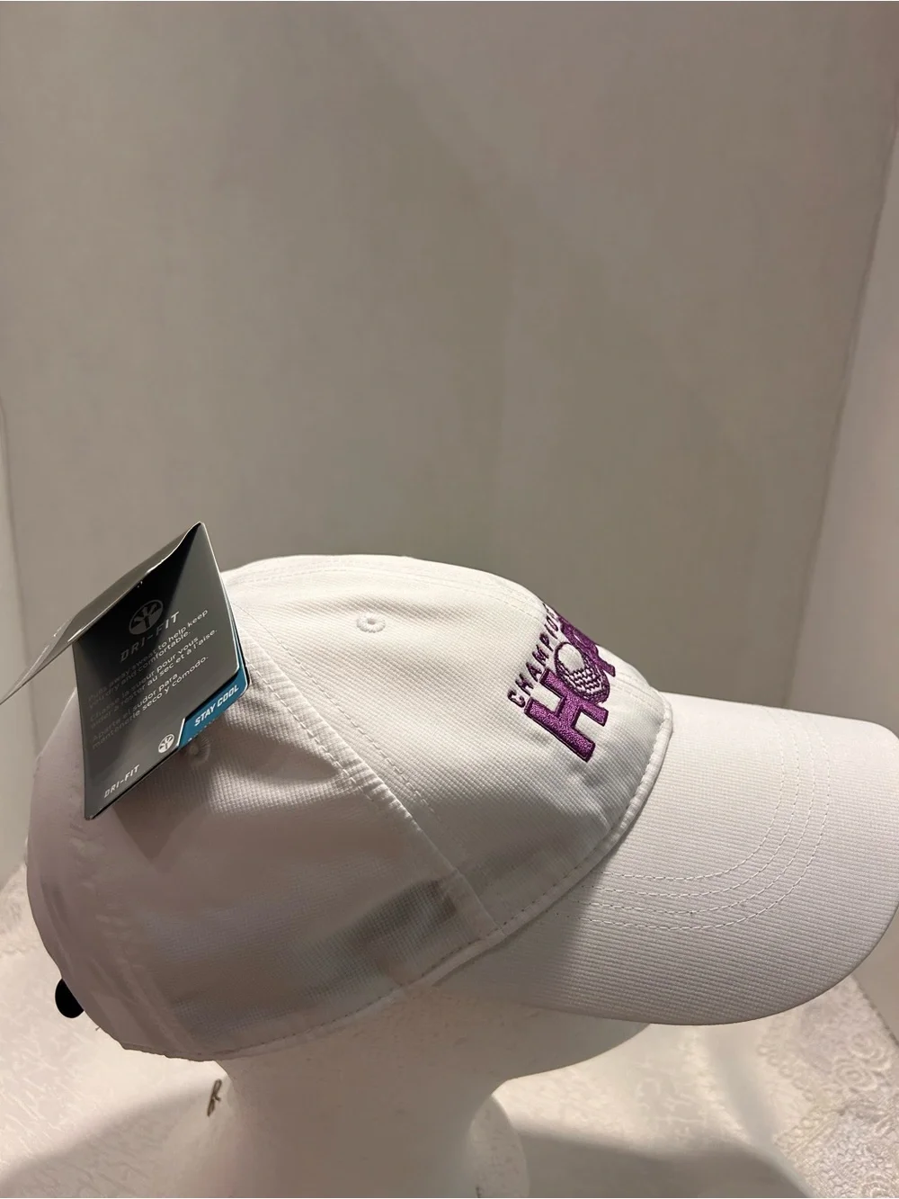 Nike Champions For Hope Dri-Fit Golf Cap with purple embroidery